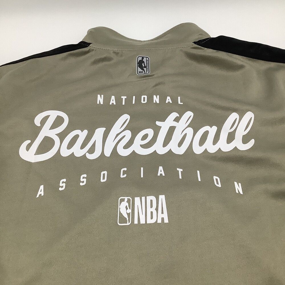NBA Mens Remember When Track Jacket Tan‎ Size Medium NWT - Picture 7 of 9
